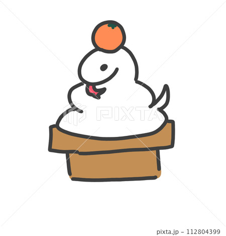 鏡餅 蛇 112804399