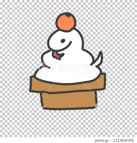 鏡餅 蛇 112804399