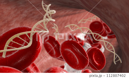 Cell free nucleic acids in human blood 112807402