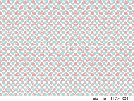Hand drawn triangle pattern, triangle pattern background material, seamless pattern Hand drawn triangle pattern, triangle pattern background material, seamless pattern 112808040