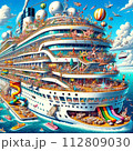 豪華客船　旅行　世界 112809030