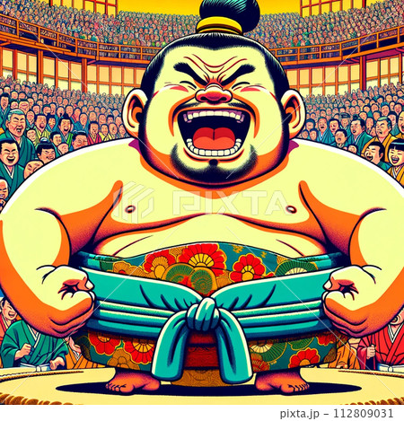 相撲　お相撲さん　力士　日本 112809031