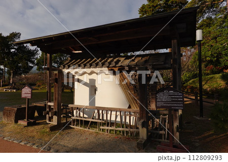 銅門 土塀模型 銅門 土塀模型 112809293