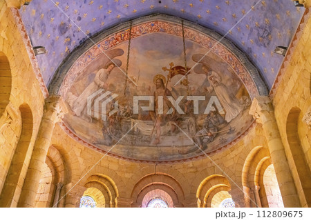 Cloitre de Cadouin (Abbaye de Cadouin), UNESCO World Heritage Site, Le Buisson-de-Cadouin, Dordogne department, New Aquitaine, France Cloitre de Cadouin (Abbaye de Cadouin), UNESCO World Heritage Site, Le Buisson-de-Cadouin, Dordogne department, New Aquitaine, France 112809675