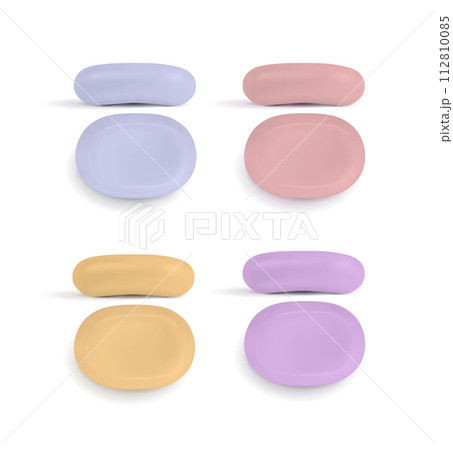 Multicolored vector soap 112810085
