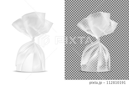 Transparent foil food snack pack for candy and other products 112810191