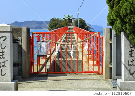 【香川県】 晴天の津嶋神社(子供の神様) 【香川県】 晴天の津嶋神社(子供の神様) 112810607