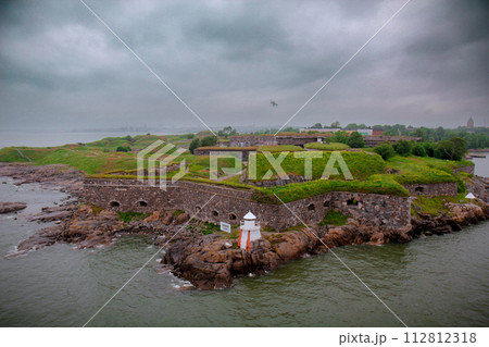 Scenic spring aerial view of Suomenlinna (Sveaborg) Scenic spring aerial view of Suomenlinna (Sveaborg) 112812318