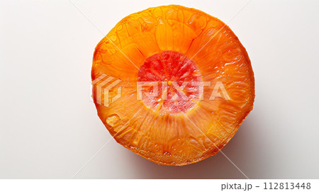a studio photo of a single, fresh vegetable, isolated on a clear white background 112813448