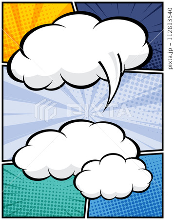 vertical abstract comic book, pop art cartoon layout template halftone dotted background vertical abstract comic book, pop art cartoon layout template halftone dotted background 112813540