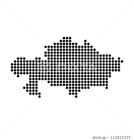 Kazakhstan map icon Kazakhstan map icon 112815375