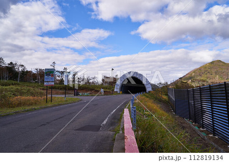 北海道 四季彩シェルターと四季彩街道の景色 北海道 四季彩シェルターと四季彩街道の景色 112819134