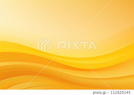 AI-generated content. golden yellow background template and transparent space 112820145