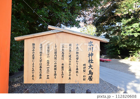 縁結びで人気の川越氷川神社 縁結びで人気の川越氷川神社 112820608