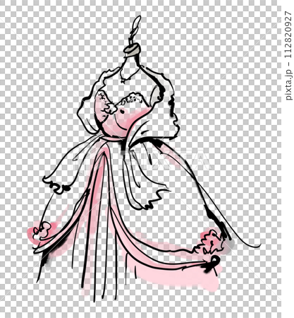 ウエディングドレス 　フィッティング　 試着　トルソー 112820927