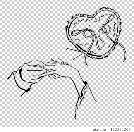 指輪交換 結婚指輪 新郎 新婦 ウエディングリング 指輪交換 結婚指輪 新郎 新婦 ウエディングリング 112821269