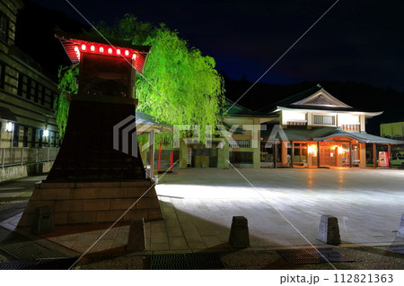 【石川県】山中温泉総湯の夜景 112821363