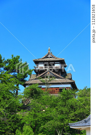 【福井県】快晴の丸岡城(現存12天守) 【福井県】快晴の丸岡城(現存12天守) 112821658