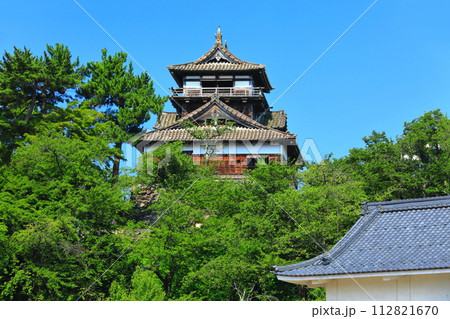 【福井県】快晴の丸岡城(現存12天守) 【福井県】快晴の丸岡城(現存12天守) 112821670