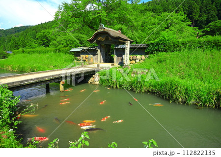 【福井県】晴天の一乗谷朝倉氏遺跡(朝倉館跡) 【福井県】晴天の一乗谷朝倉氏遺跡(朝倉館跡) 112822135