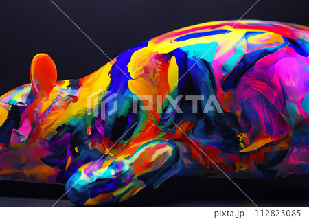 アート 前衛的 抽象的 表現 生き物 クリーチャー 色彩 アート 前衛的 抽象的 表現 生き物 クリーチャー 色彩 112823085