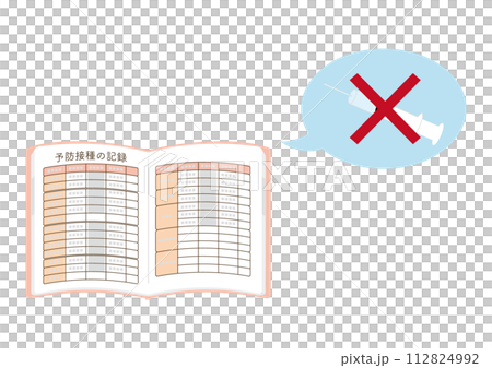There is no vaccination history on the vaccination page of the maternal and child health handbook. There is no vaccination history on the vaccination page of the maternal and child health handbook. 112824992