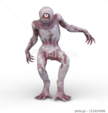 one-eyed monster - Stock Illustration [112824996] - PIXTA