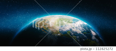 Planet Earth - America map 112825272