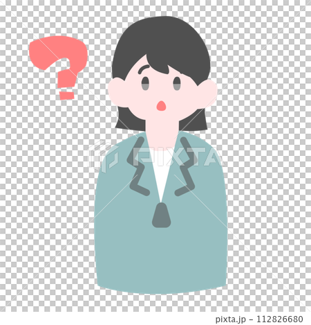 分からなくなる女性作業員 112826680