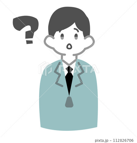 分からなくなる男性作業員 112826706