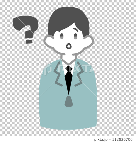 分からなくなる男性作業員 112826706