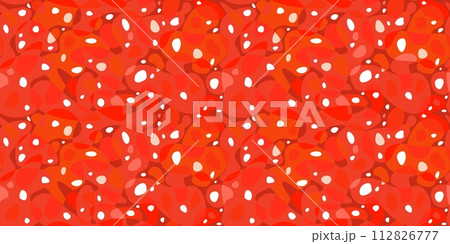 Cool Amanita Muscaria Inspired Seamless Flat Abstract Geometric Vector Illustration Background 112826777