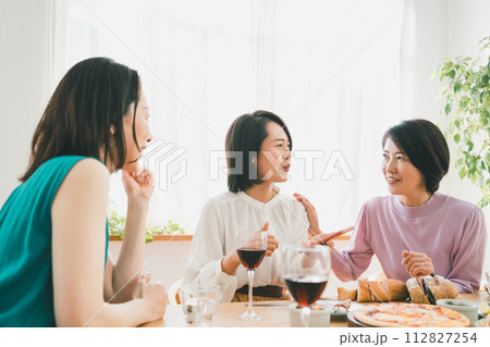 a forty-something woman a forty-something woman 112827254