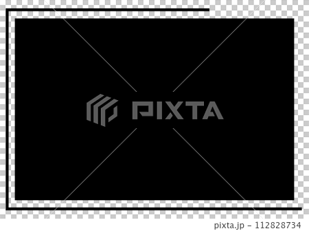 黑色簡約人物形變形實框背景 112828734