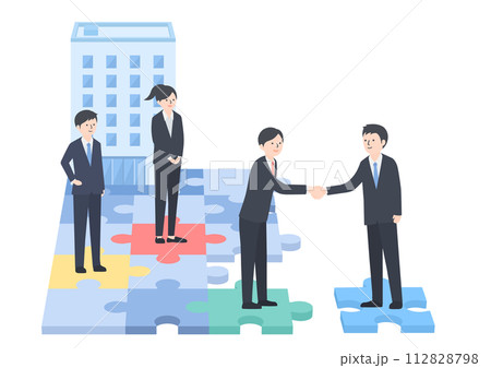 企業にマッチする新しい人材を雇用するイメージ 企業にマッチする新しい人材を雇用するイメージ 112828798