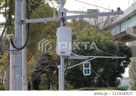 歩行者用信号機 歩行者用信号機 112828825