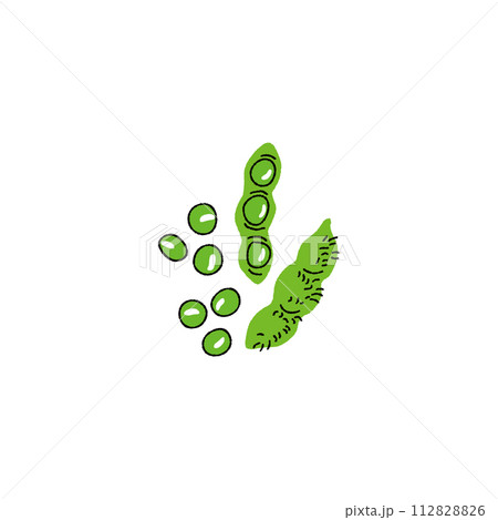 食物繊維の多い食物_枝豆 112828826