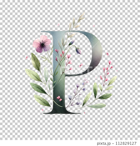 Flowers with Letter P Flowers with Letter P 112829127