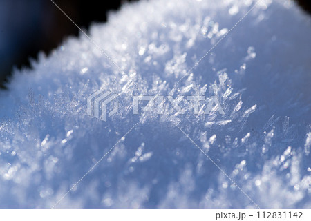 雪をマクロレンズで撮影 雪をマクロレンズで撮影 112831142