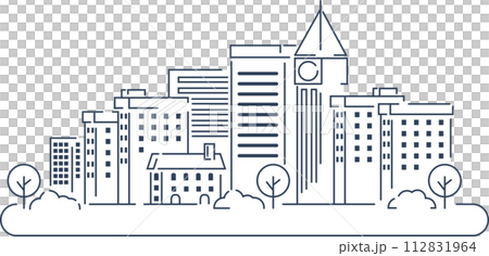 簡單的城市景觀 簡單的城市景觀 112831964