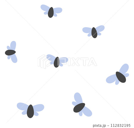 Flies in air. Flying winged insects. Nature animal 112832195