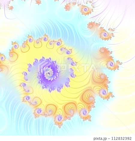 Beauty abstraction, festival background, fantasy futuristic modern wallpaper, 3D rendering, 3D illustration 112832392