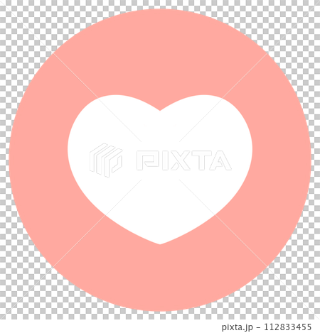 Simple Design Rose Heart Icon Circle Heart Minimal Icon Heart Icon Heart Circle Icon Rose Heart Icon Minimal Heart Logo 112833455