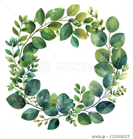 Blue and Orange Flower Wreath Blue and Orange Flower Wreath 112838223