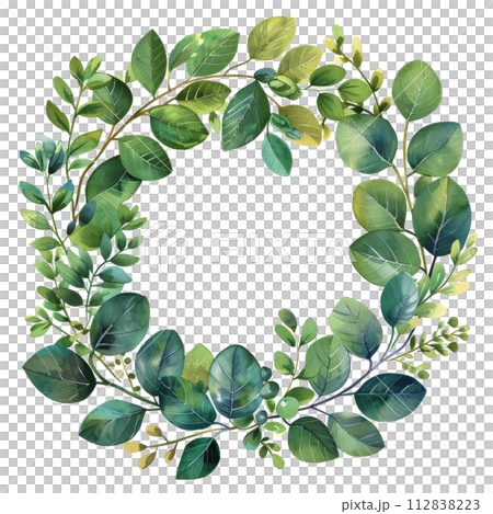 Blue and Orange Flower Wreath Blue and Orange Flower Wreath 112838223