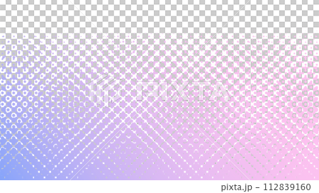 ハーフトーンとグラデーションの背景素材（ピンク） 112839160