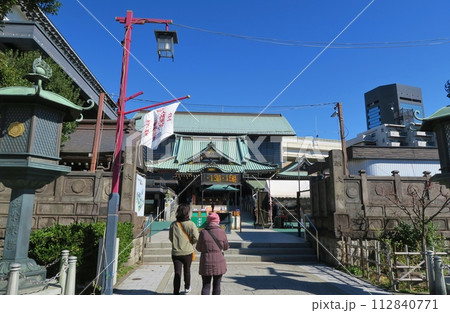 晴天の深川不動堂 東京 晴天の深川不動堂 東京 112840771