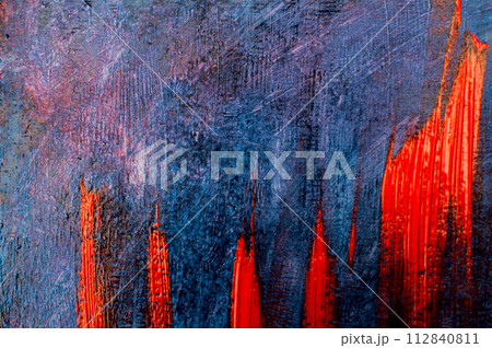 background, artistic texture, paint strokes for paper design, textile 112840811
