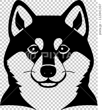 正面柴犬圖示_02_AI生成影像 112841307