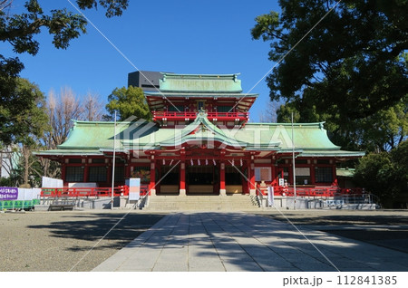 快晴の富岡八幡宮 東京 快晴の富岡八幡宮 東京 112841385